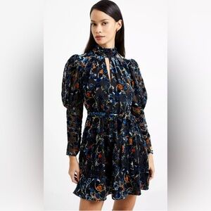 French Connection Avery burnout dress